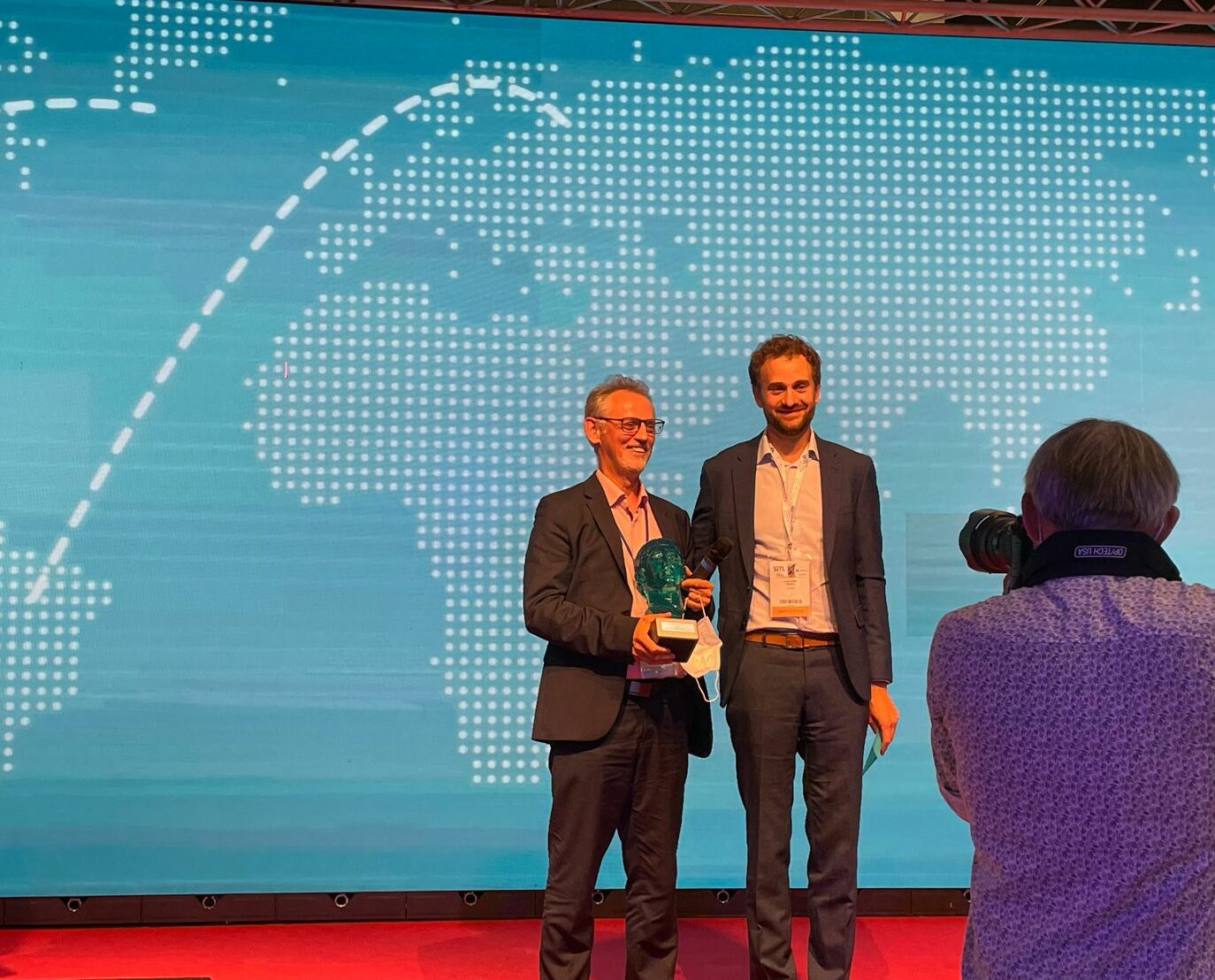 Trophée catégorie « Meilleure Innovation Immobilier & Infrastructures » au salon SITL de Paris en 2021​